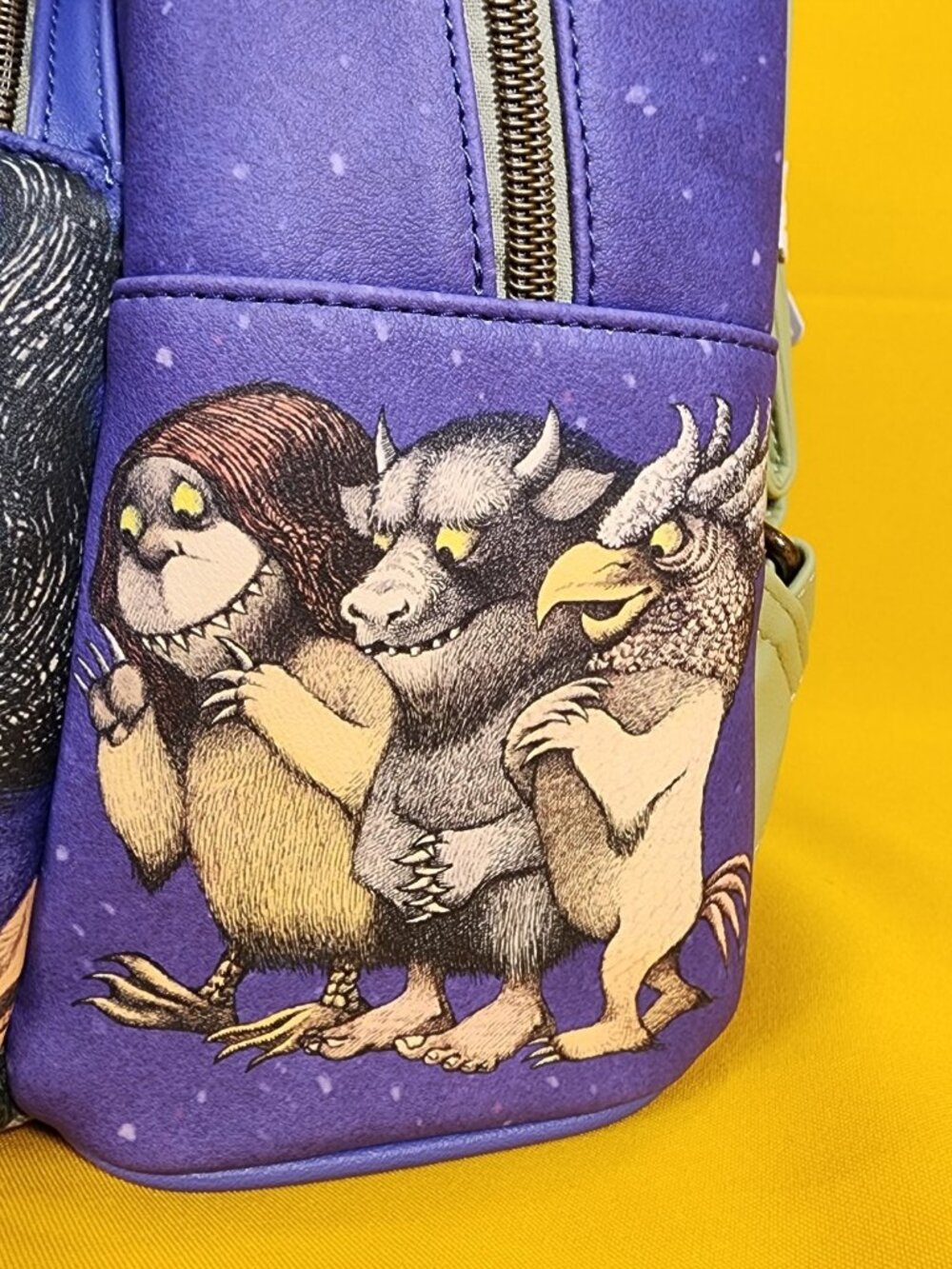 Loungefly Where The Wild Things Are Mini Backpack Soft Tag NEW - Picture 8 of 12